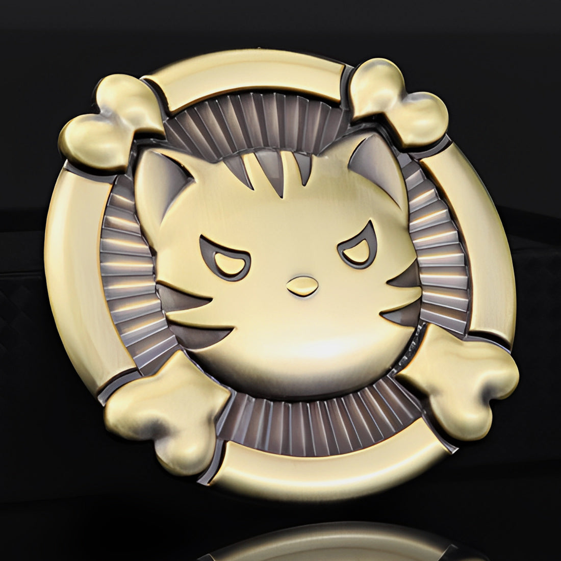 Angry Cat - 3D Metal Sticker - Car Decal - Metal Decal -2