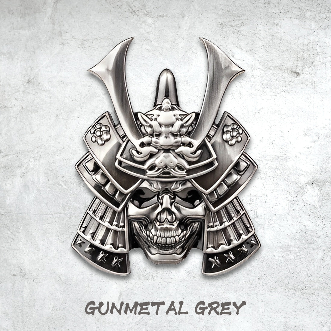 3D Metal Sticker - Car Decal - Metal Decal -3Ghost Samurai - 3D Metal Sticker - Car Decal - Metal Decal -3