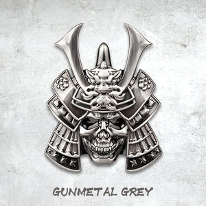 3D Metal Sticker - Car Decal - Metal Decal -3Ghost Samurai - 3D Metal Sticker - Car Decal - Metal Decal -3