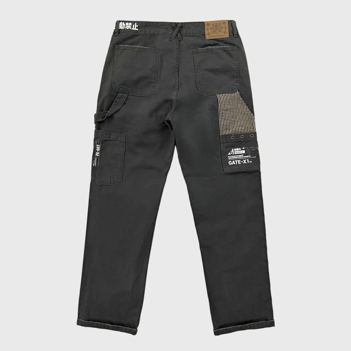 back view of the Heavyweight Cargo Pants - Anatta Streetwear