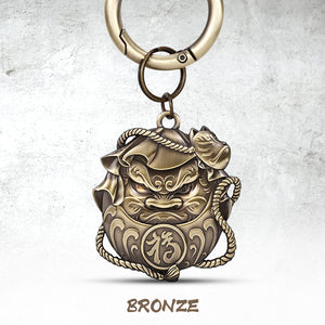 Daruma - Metal Keychain -1