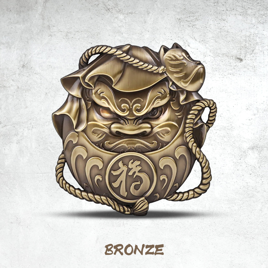 Daruma - 3D Metal Sticker - Car Decal - Metal Decal -1