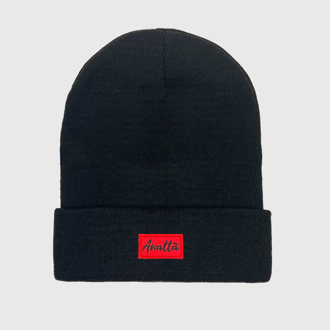 Knit Beanie - Black - anatta streetwear -1