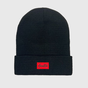 Knit Beanie - Black - anatta streetwear -1