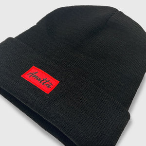 Knit Beanie - Black - anatta streetwear -2
