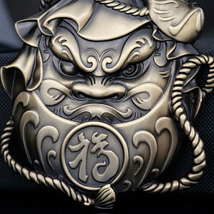 Daruma - Metal Keychain -2