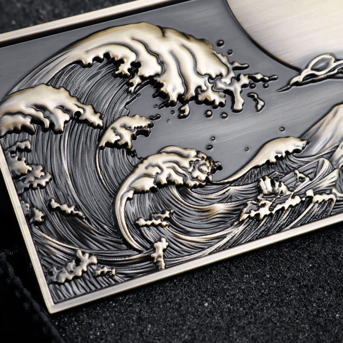 Great Wave - 3D Metal Sticker - Car Decal - Metal Decal -3