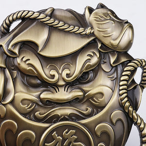 Daruma - 3D Metal Sticker - Car Decal - Metal Decal -3