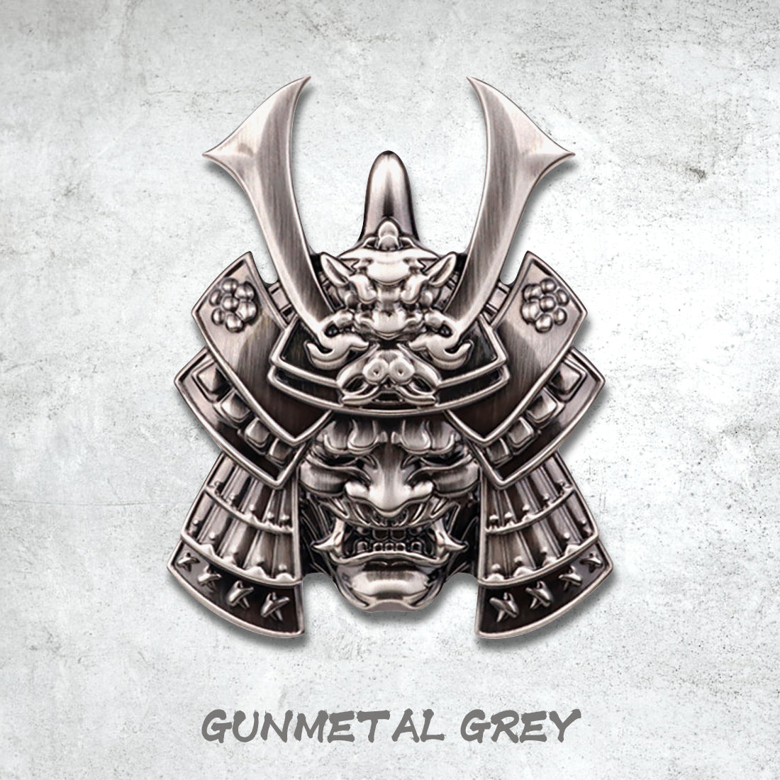 Hannya Samurai - 3D Metal Sticker - Car Decal - Metal Decal  -4