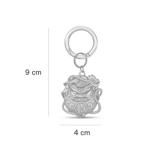 Daruma - Metal Keychain -4